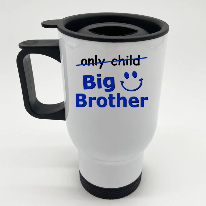 Only Child Big Brother Front & Back Stainless Steel Travel Mug