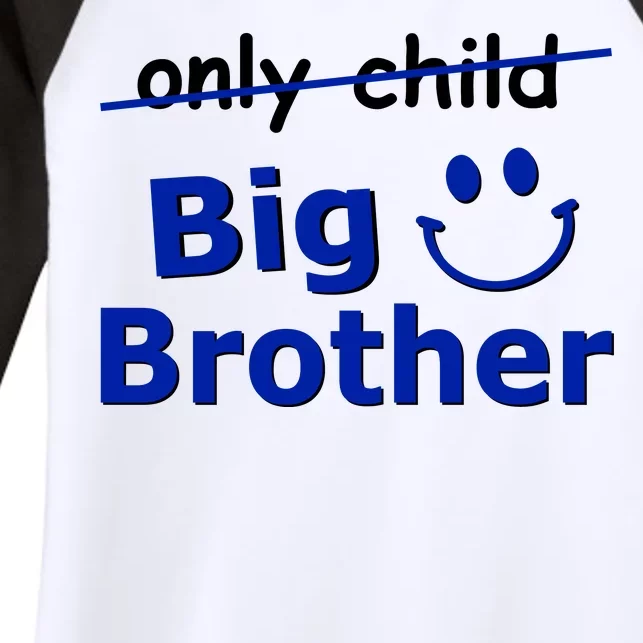 Only Child Big Brother Women's Tri-Blend 3/4-Sleeve Raglan Shirt