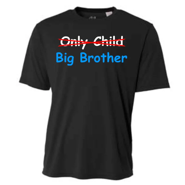 Only Child Going to be A Big Brother Cooling Performance Crew T-Shirt