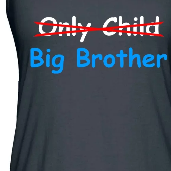 Only Child Going to be A Big Brother Ladies Essential Flowy Tank