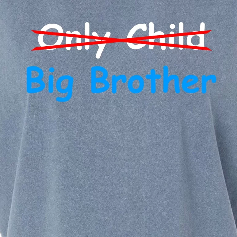 Only Child Going to be A Big Brother Garment-Dyed Women's Muscle Tee