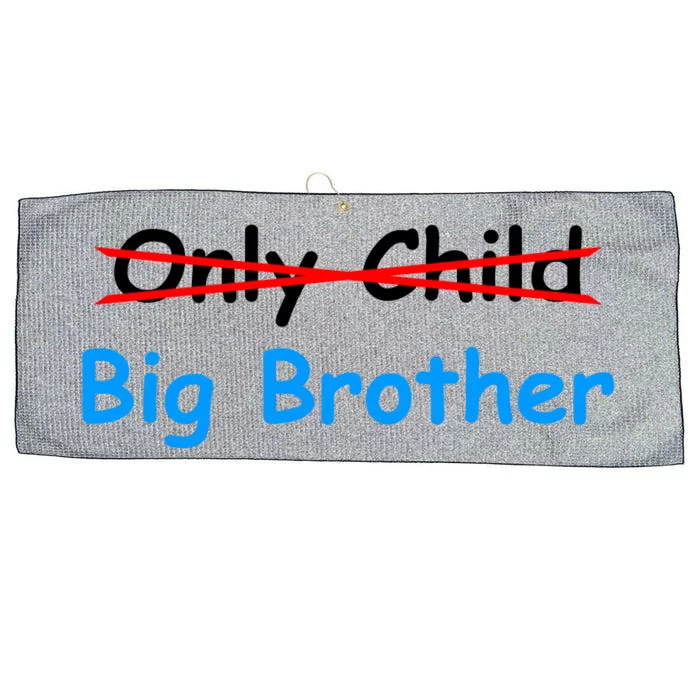 Only Child Going to be A Big Brother Large Microfiber Waffle Golf Towel