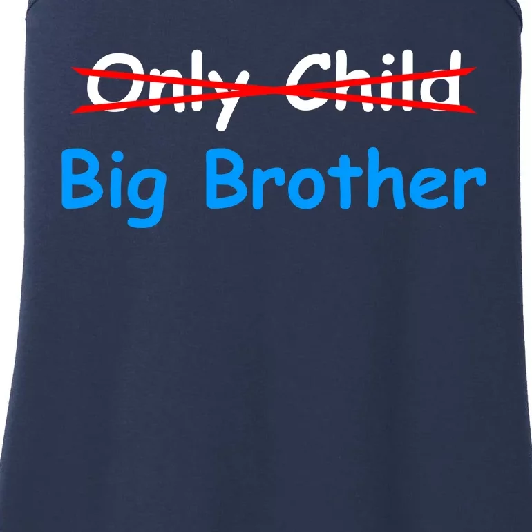 Only Child Going to be A Big Brother Ladies Essential Tank