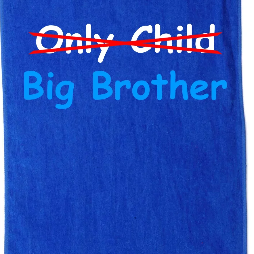 Only Child Going to be A Big Brother Platinum Collection Golf Towel