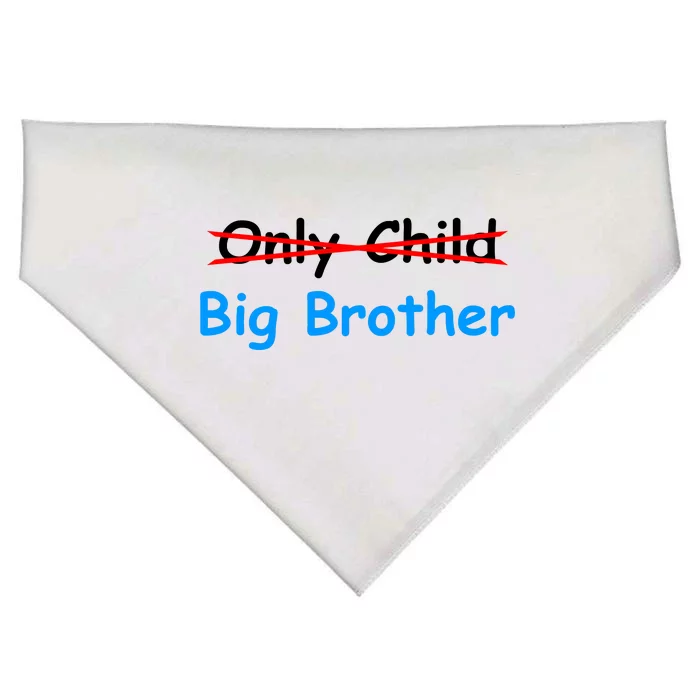 Only Child Going to be A Big Brother USA-Made Doggie Bandana