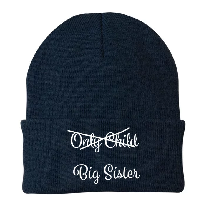 Only Child Promoted To Big Sister Knit Cap Winter Beanie