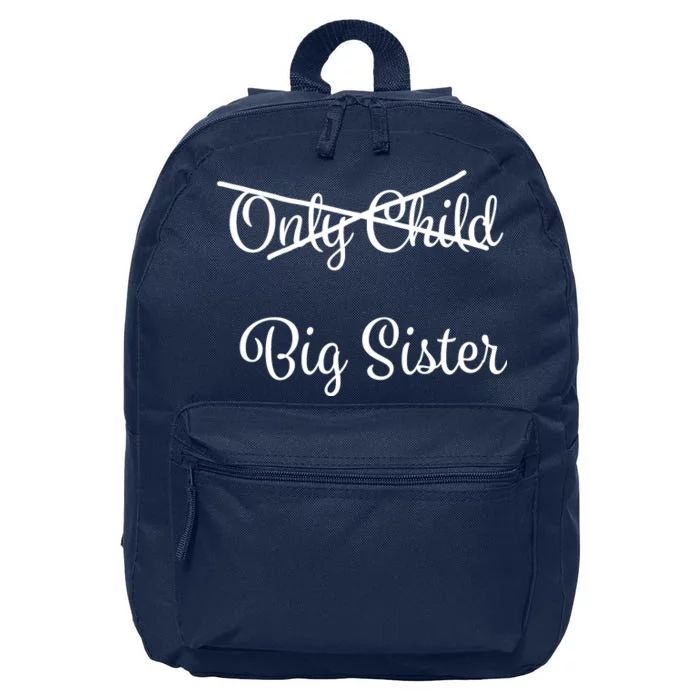 Only Child Promoted To Big Sister 16 in Basic Backpack