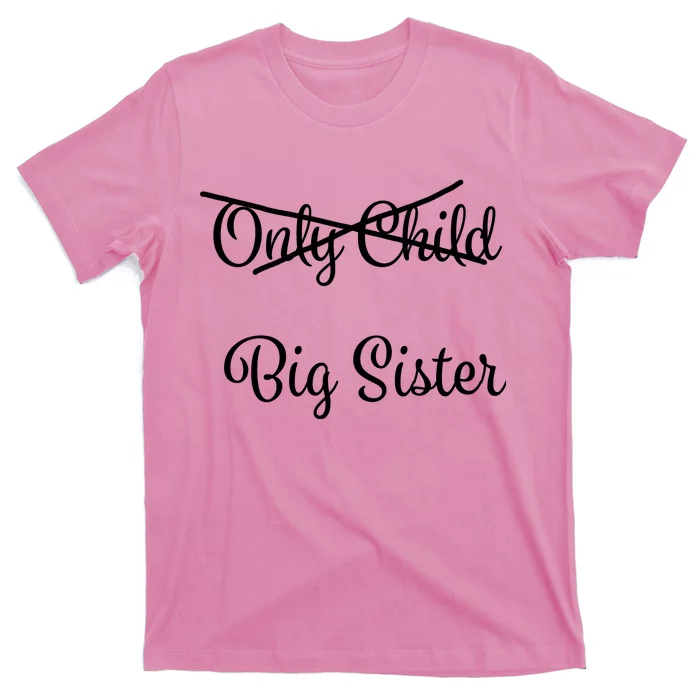 Only Child Promoted To Big Sister T-Shirt