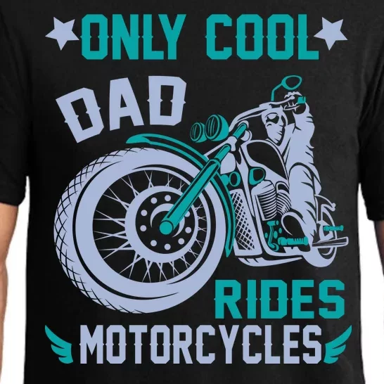 Only Cool Dad Rides Motorcycles Pajama Set