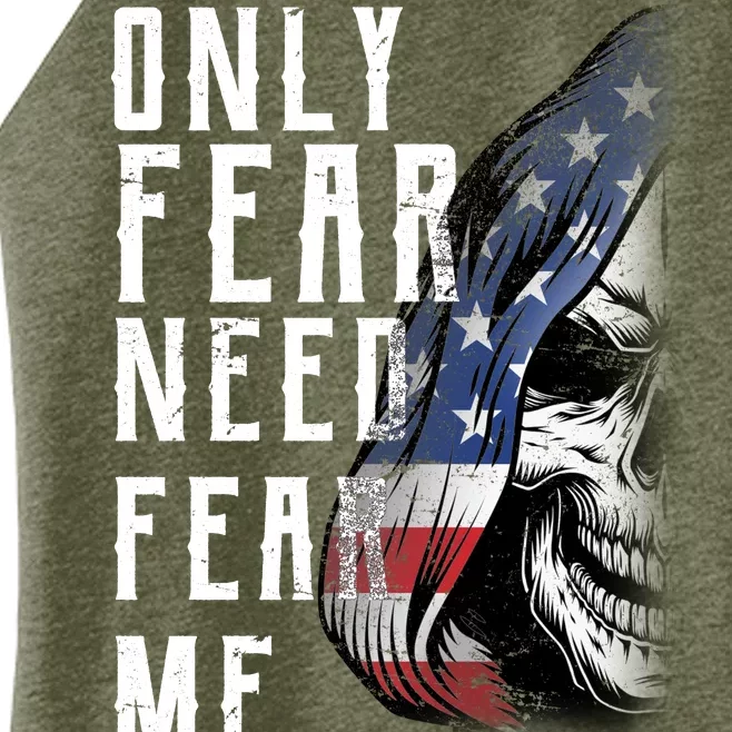 Only Fear Need Fear Me Women’s Perfect Tri Rocker Tank