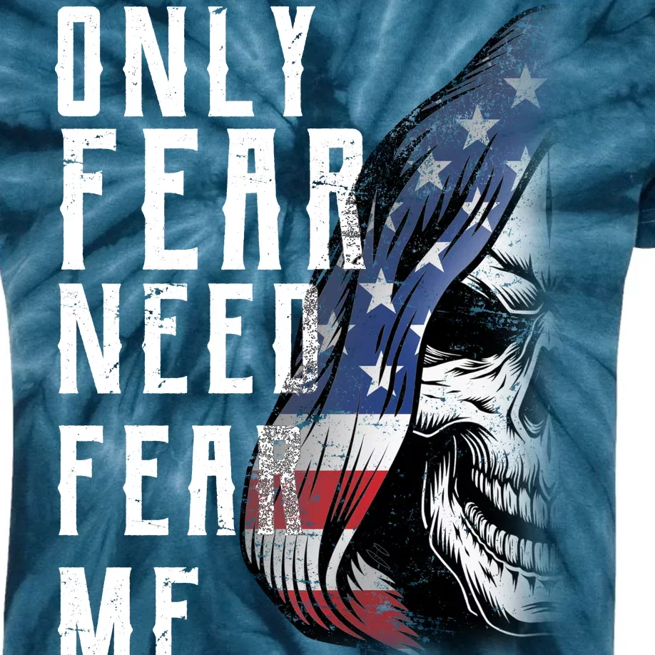 Only Fear Need Fear Me Kids Tie-Dye T-Shirt