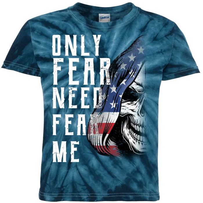 Only Fear Need Fear Me Kids Tie-Dye T-Shirt