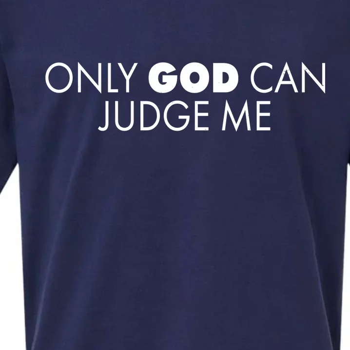 Only God Can Judge Me Sueded Cloud Jersey T-Shirt