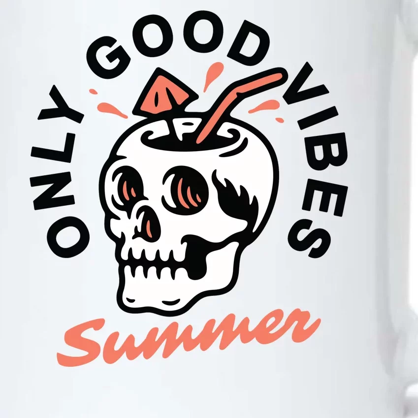 Only Good Vibes Summer Black Color Changing Mug