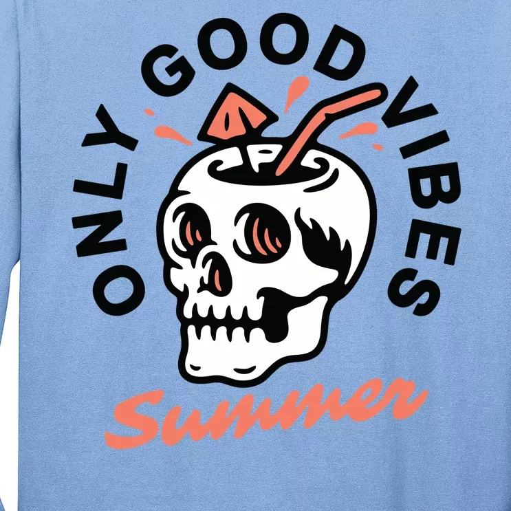 Only Good Vibes Summer Long Sleeve Shirt