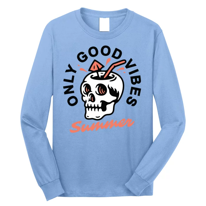 Only Good Vibes Summer Long Sleeve Shirt