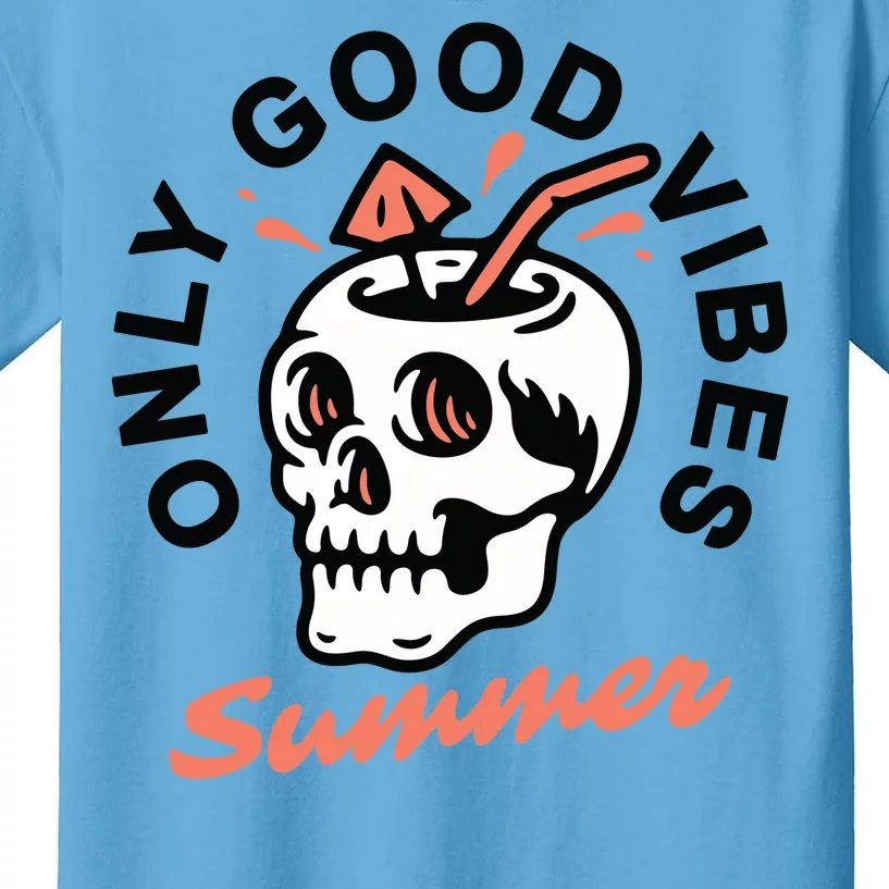 Only Good Vibes Summer Kids T-Shirt