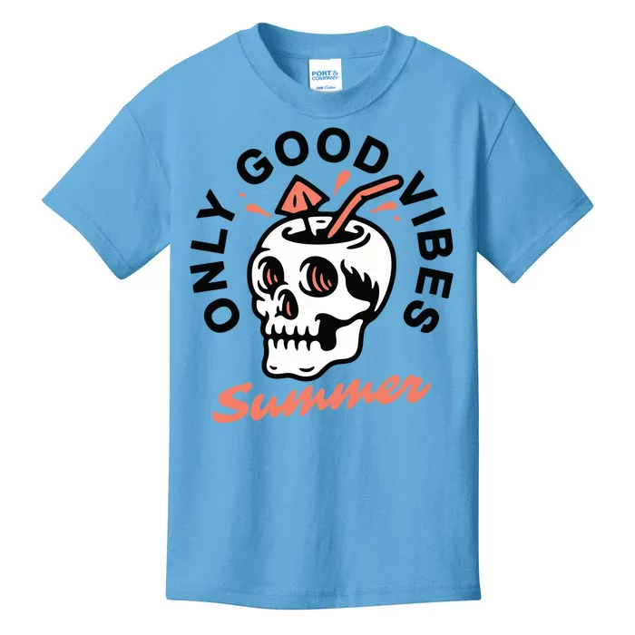 Only Good Vibes Summer Kids T-Shirt