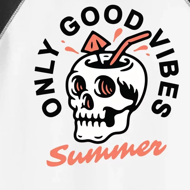 Only Good Vibes Summer Toddler Fine Jersey T-Shirt