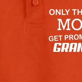 Only The Best Moms Get Promoted To Grandma Dry Zone Grid Performance Polo