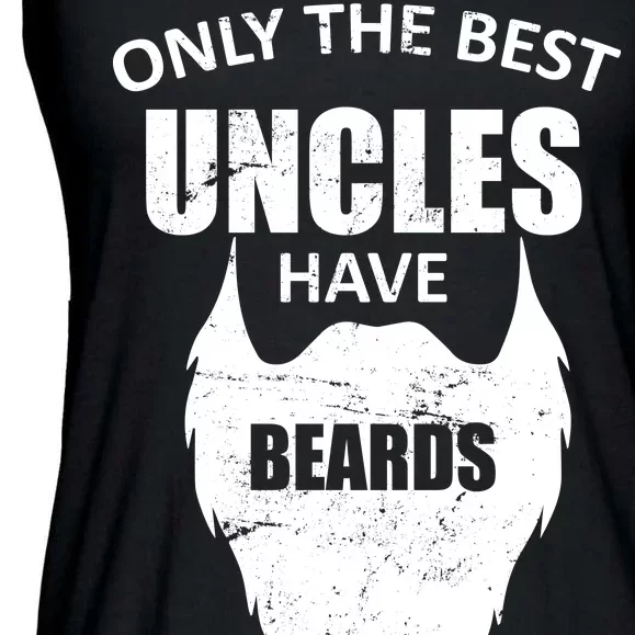 Only The Best Uncles Have Beards Ladies Essential Flowy Tank