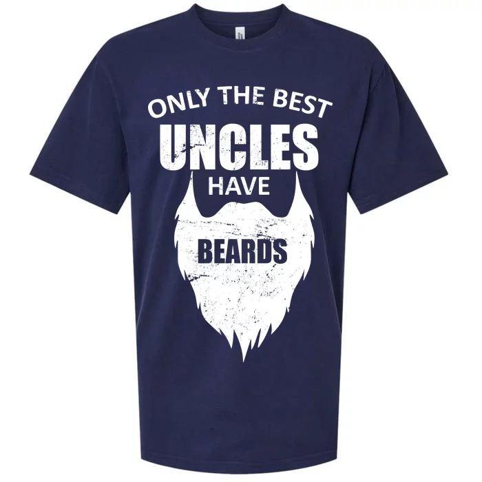 Only The Best Uncles Have Beards Sueded Cloud Jersey T-Shirt