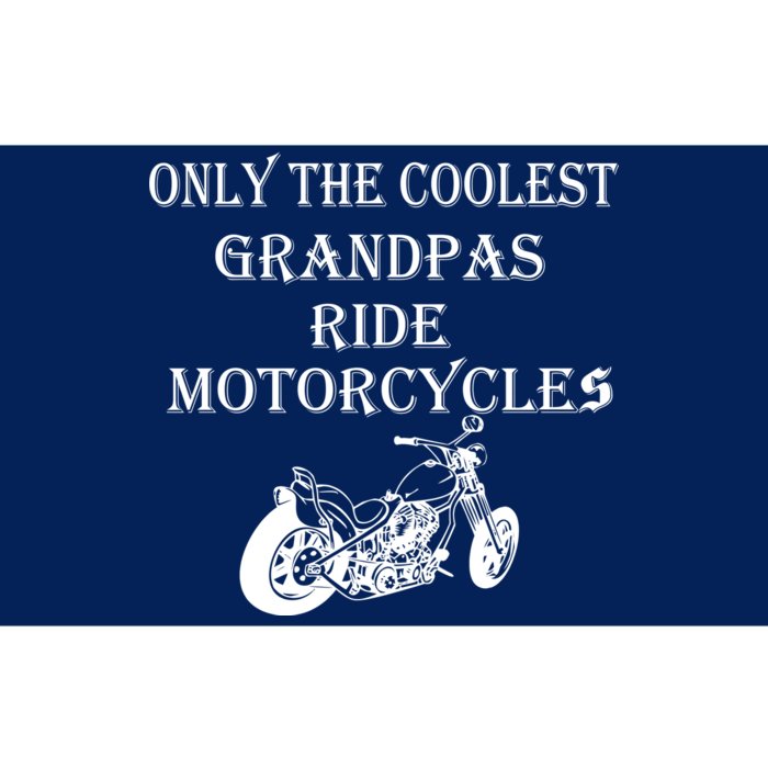 Only The Coolest Grandpas Ride Motorcycles Bike Bumper Sticker