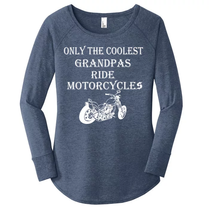 Only The Coolest Grandpas Ride Motorcycles Bike Women's Perfect Tri Tunic Long Sleeve Shirt