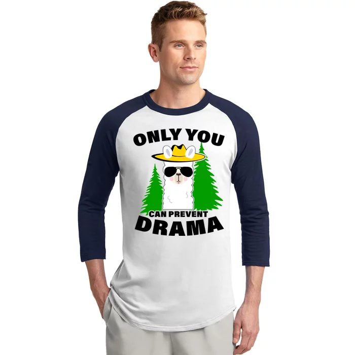 Only You Can Prevent Drama Baseball Sleeve Shirt