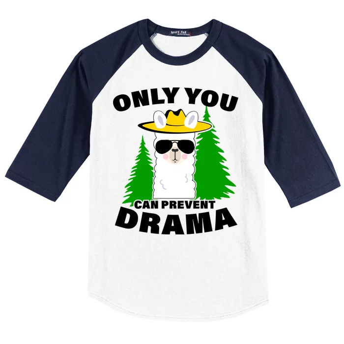 Only You Can Prevent Drama Baseball Sleeve Shirt