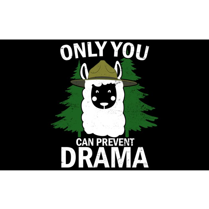 Only You Can Prevent Drama Funny LLama Bumper Sticker