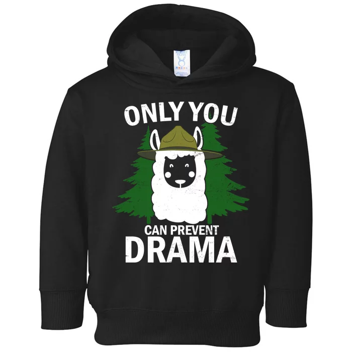 Only You Can Prevent Drama Funny LLama Toddler Hoodie