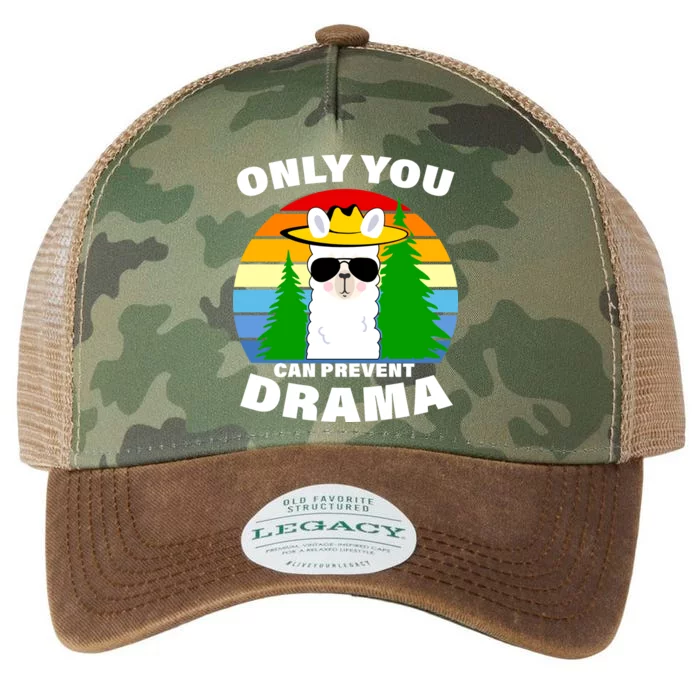 Only You Can Prevent Drama Llama Legacy Tie Dye Trucker Hat