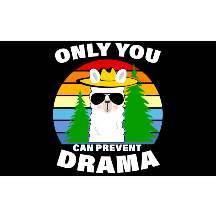 Only You Can Prevent Drama Llama Bumper Sticker