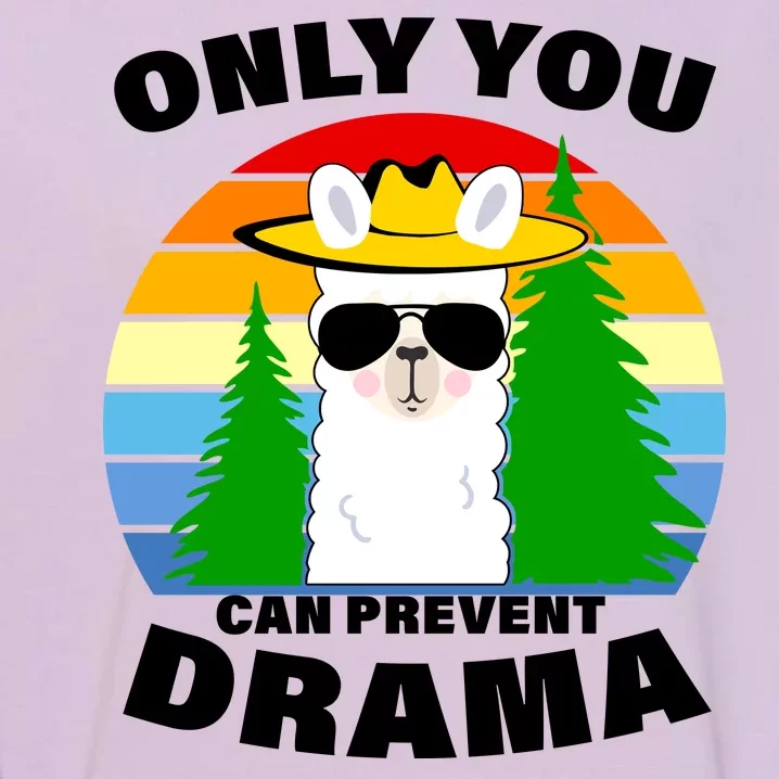 Only You Can Prevent Drama Llama Garment-Dyed Sweatshirt