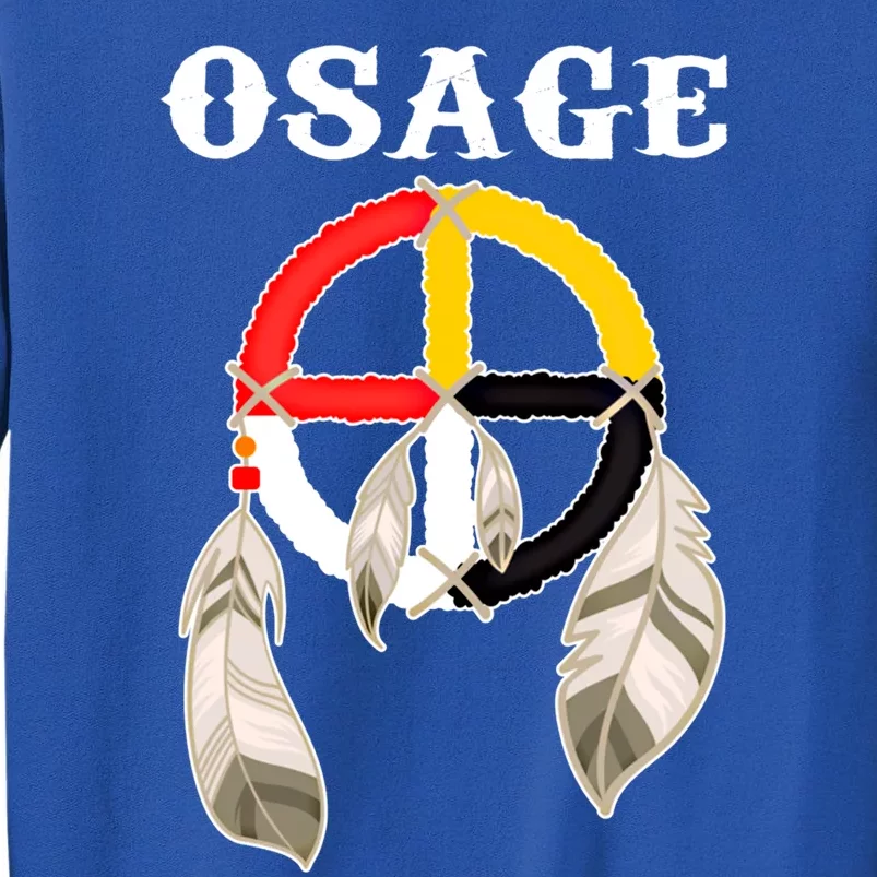 Osage Nation Native American Indian Medicine Wheel Gift Tall Sweatshirt