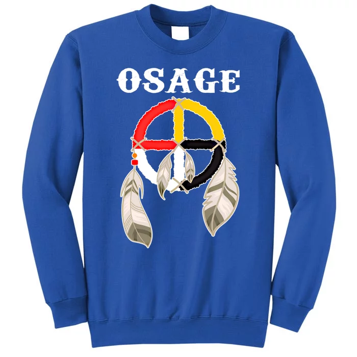 Osage Nation Native American Indian Medicine Wheel Gift Tall Sweatshirt