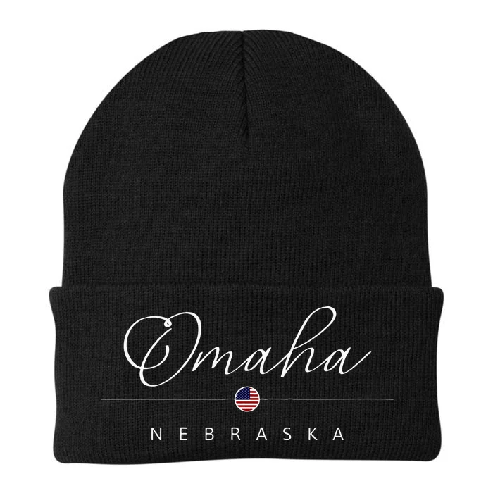 Omaha Nebraska Ne On Omaha Knit Cap Winter Beanie