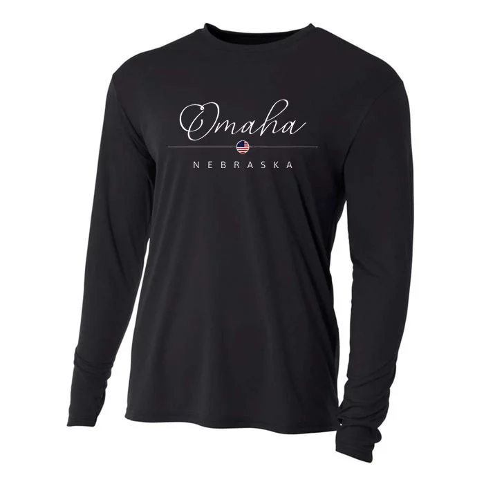 Omaha Nebraska Ne On Omaha Cooling Performance Long Sleeve Crew