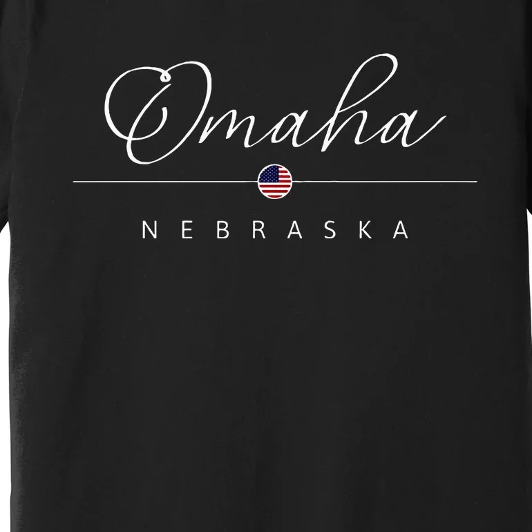 Omaha Nebraska Ne On Omaha Premium T-Shirt