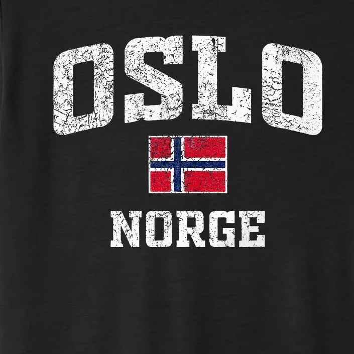 Oslo Norge Norway ChromaSoft Performance T-Shirt