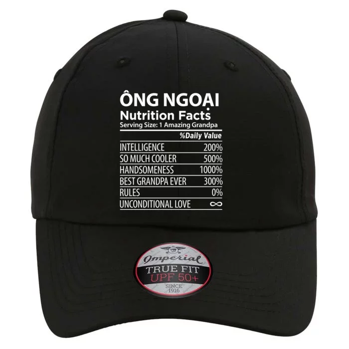 Ong Ngoai Nutrition Facts Vietnamese Grandpa Gift The Original Performance Cap