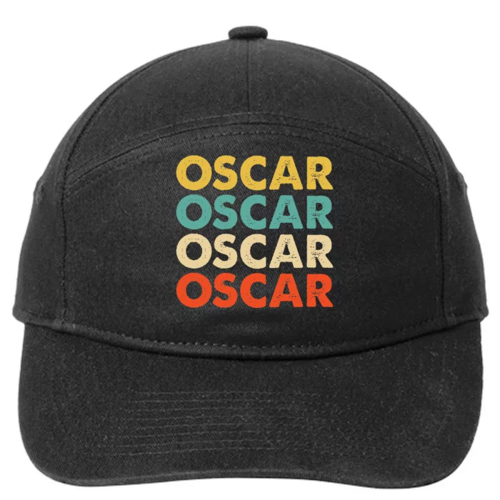 Oscar Name 7-Panel Snapback Hat