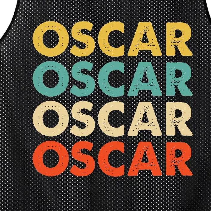 Oscar Name Mesh Reversible Basketball Jersey Tank