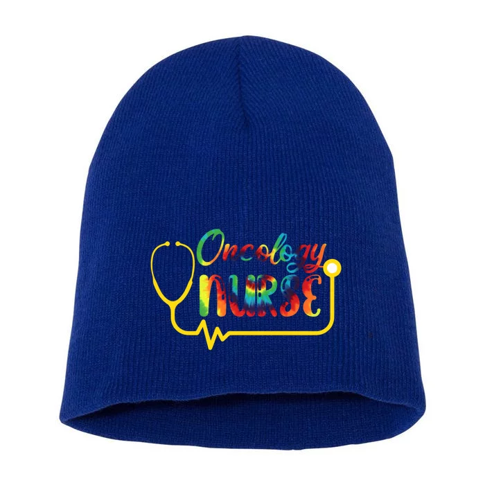 Oncology Nurse Oncologist Nurse Nursing School Gift Short Acrylic Beanie