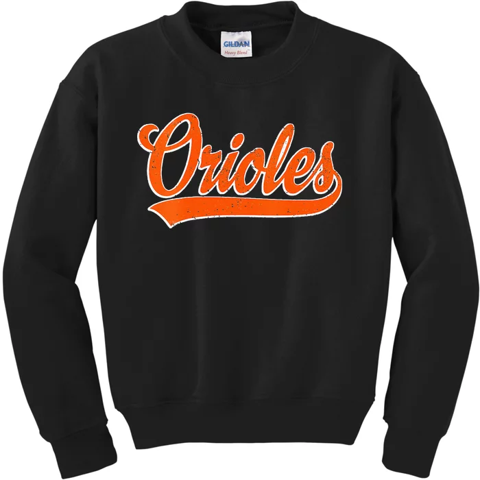 Orioles Name Kids Sweatshirt