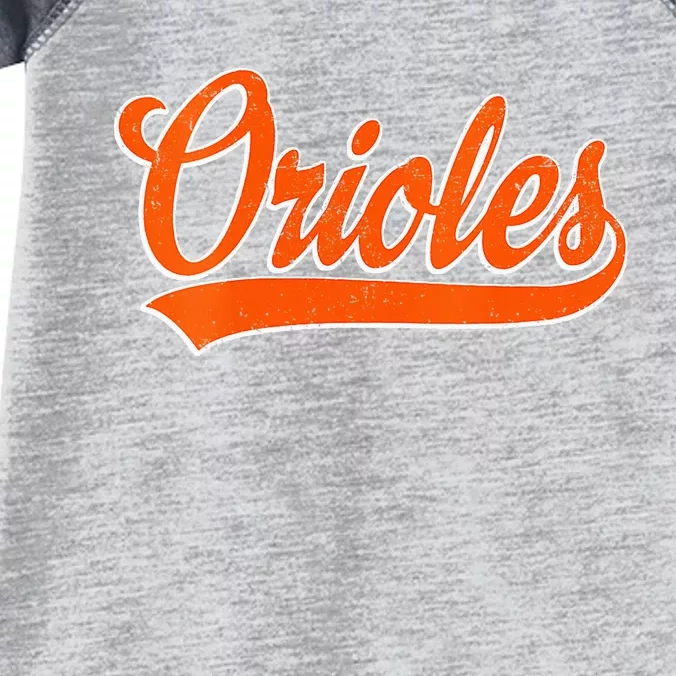 Orioles Name Infant Baby Jersey Bodysuit