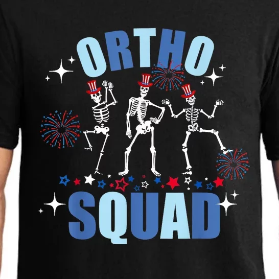 Ortho Nurse Ortho Squad Crew 4th Of July Pajama Set