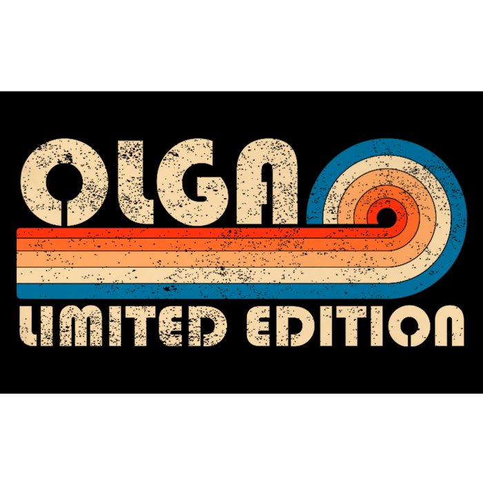 OLGA Name Personalized Funny Retro Vintage Birthday Premium Bumper Sticker