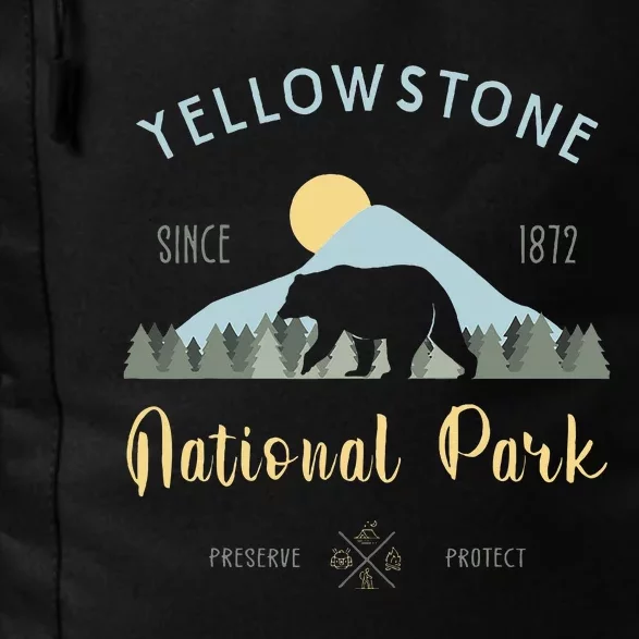 Outdoor National Park Yellowstone National Park Daily Commute Backpack